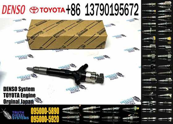 New Diesel Common Rail Injector 095000-5890 095000-5891 095000-5740 23670-30080 23670-39135 for TOYOTA Landcruiser 1KD-FTV