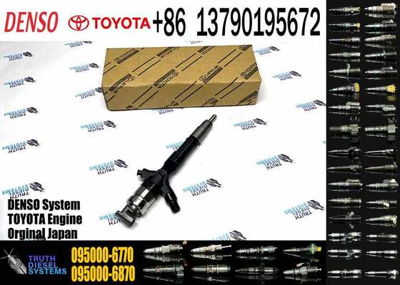 High Quality New Diesel Common Rail Fuel Injector 095000-6770 23670-30150 for Toyota Hiace 2KD-FTV 2.5 D-4D