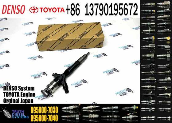 High Quality Common Rail Injector 095000-7030 095000-7031 23670-39185 23670-39186 23670-30140 for 1KD-FTV Engine