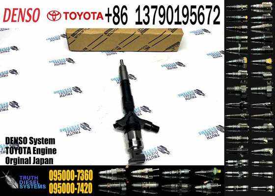 Diesel Fuel Injector 095000-7360 23670-39155 for Denso Toyota 1KD 1KD-FTV 3.0L D-4D Euro 3
