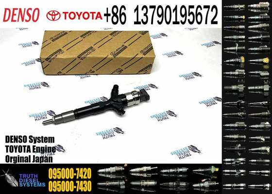 Diesel Fuel Injector 095000-7420 23670-30250 for Toyota 2.5 2KD-FTV Engine
