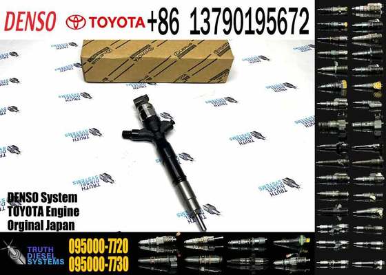 High Quality New Common Diesel Rail Fuel Injector 095000-7720 23670-30320 for Toyota 1KD-FTV Engine