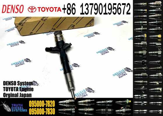 Common rail injector 095000-7820 Common rail injector 095000 7820 23670-30265 is applicable to electronic Toyota injector