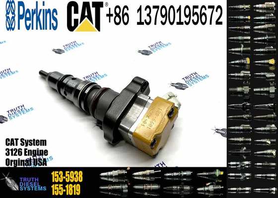 High Performance Excavator Engine Fuel Injector Assembly 153-5938 1535938 for CAT 3126 Diesel Engine