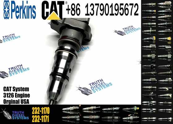 Diesel Engine Injector 232-1171 138-8756 222-5963 222-5972 173-4059 232-1168 232-1170 Caterpillar C3126 Common Rail Injection Valves