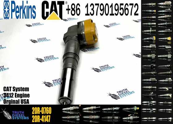Excavator Parts Engine 3408 3412 Fuel Injector 4CR01974 169-7408 174-7527 222-5967 20R-0760 for Construction Machinery