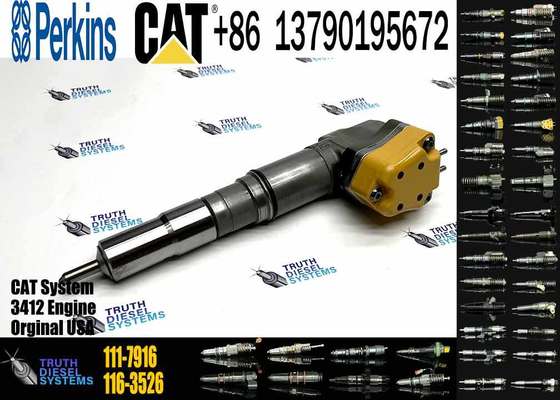Diesel Engine Parts Fuel Injector 174-7526 1747526 174-7527 111-7916 59-0835 159-0836 for Excavator Loader 990 3408 3412 5110B