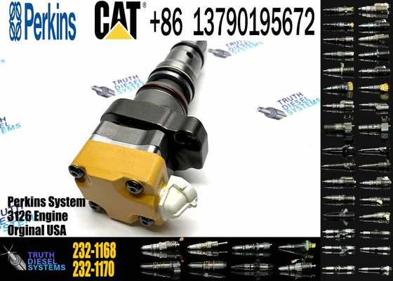 Excavator Injector 232-1168 2321168 for 3126 Engine Parts Diesel Nozzle Assembly
