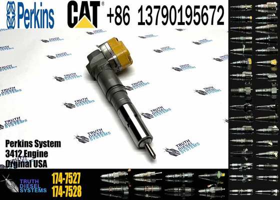 KJC Excavator Parts Engine 3408 3412 Fuel Injector 4CR01974 169-7408 174-7527 222-5967 20R-0760 for Construction Machinery