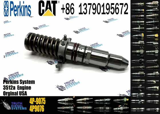 4P-9075 4P9075 Common Rail Fuel Injector 0R-3051 0R-0906 Diesel Injection Valves for CAT 3512 3516 3508