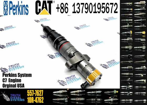 CAT325D Excavator Fuel Injector 557-7627 C7 Compatible with E325D E329D Injectors Construction Machinery Parts