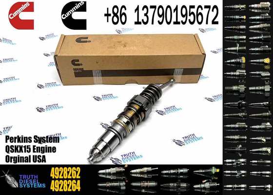 New Construction Machinery Parts Fuel Injector for QSKX15 Diesel Engine OEM 4928262 4384260 Stainless Steel 1 Year Warranty