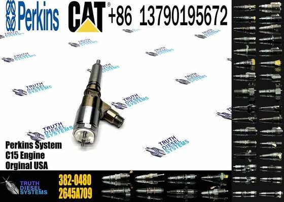 New Diesel Fuel Injectors 282-0490 2645A709 382-0480 306-9380 2645A734 320-0680 for Caterpillar C6.6 Excavator Truck Engine