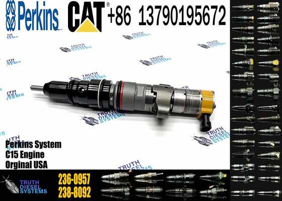 E330D E336D Excavator Common Rail Fuel Inyector Nozzle diesel Injector 236-0957 10R-9002 for Cater-pillar C9 Engine