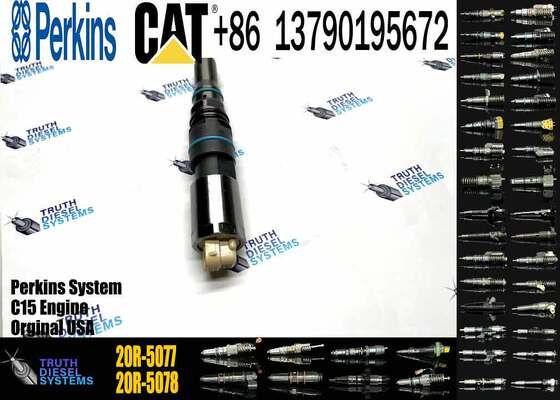 Excavator Diesel Fuel Injector C9.3 Engine Part 367-4293 20R-5077 for Caterpillar Engine-New Stainless Steel