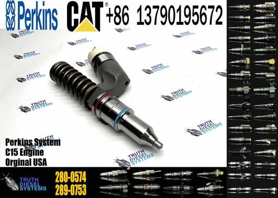 Diesel Fuel Injector 253-0615 2530615 6PCS Fuel Injector 280-0574 291-5911 254-4183 for C15 C18 Excavator Engine Engine Parts