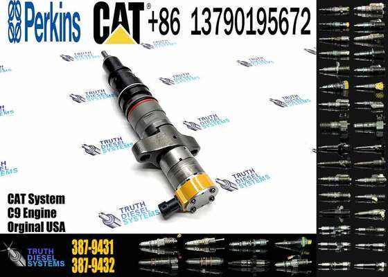 Excavator Fuel Injector 387-9433 for 330D 336D 340D C9 Diesel-Replaces 10R-7222 387-9431 459-8473 6 Month Warranty