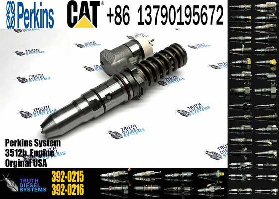 Excavator Diesel Fuel Injector Assembly 20R-1276 392-0215 for New C-aterpillar 3508B 3512B 3516B Engine