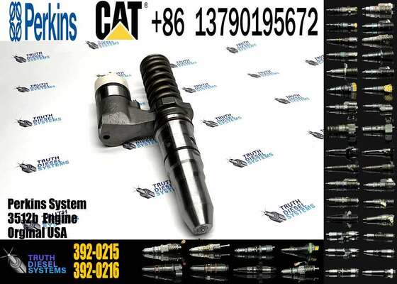 Excavator Diesel Fuel Injector Assembly 20R-1276 392-0215 for New C-aterpillar 3508B 3512B 3516B Engine