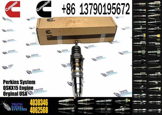 New Construction Machinery Fuel Injector for QSKX15 Diesel Compatible for CUM-MINS Diesel Engine-Part Numbers 1846348 4030346