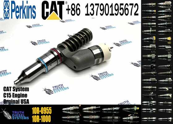 Excavator Parts Diesel C12 Engine Injector 208-9160 0R-9595 1OR-0955 OR-4987 161-1785 OR-9530 New Stainless Steel Injector for Excavator
