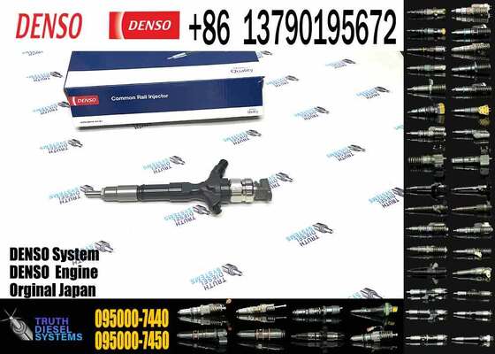 New Quality Diesel Common Rail Injector 095000-7440 095000-7441 095000-7442 23670-39165 for for to-yota 1KD-FTV