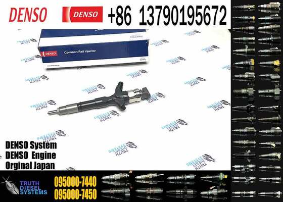 New Quality Diesel Common Rail Injector 095000-7440 095000-7441 095000-7442 23670-39165 for for to-yota 1KD-FTV