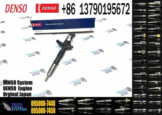 New Quality Diesel Common Rail Injector 095000-7440 095000-7441 095000-7442 23670-39165 for for to-yota 1KD-FTV